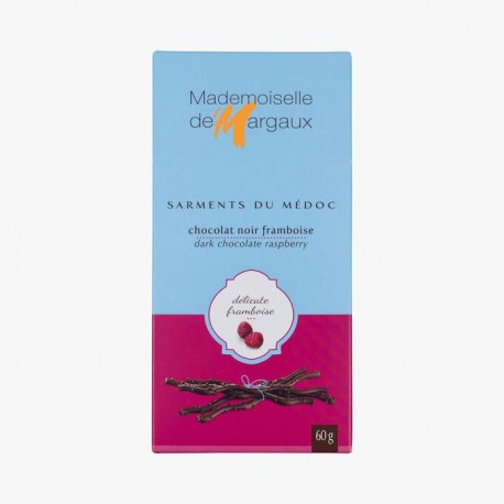 Sarments du Médoc chocolat noir framboise Sarments du Médoc chocolat noir framboise