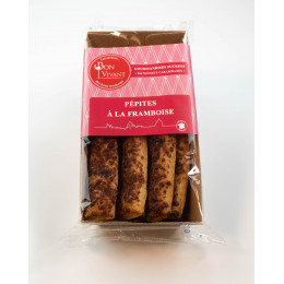 Bâtonnets caramélisé aux pépites de Framboise