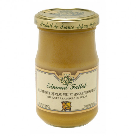 Moutarde de Dijon au miel et au vinaigre Balsamique 210 g
