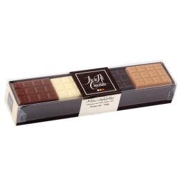 Assortiment de mini tablettes de chocolat 100g