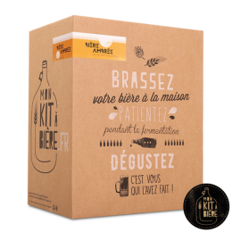 KIT COMPLET DE BRASSAGE ARTISANAL BIÈRE AMBRÉE 5 LITRES