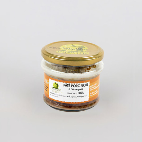 Pâté de porc noir à l'Armagnac