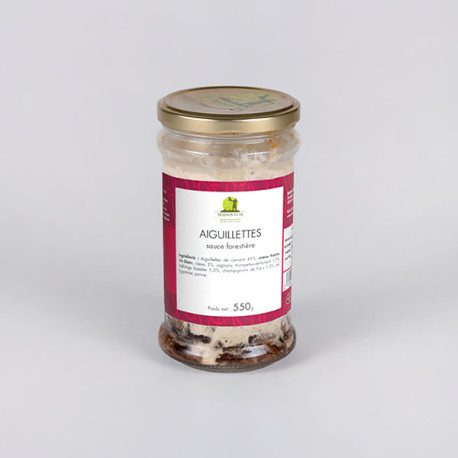 Aiguillettes sauce forestière