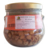 Saucisses confites aux pois carrés