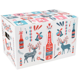 Calendrier de l'Avent Noel Scandinave 24 cases