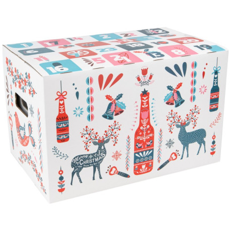 Calendrier de l'Avent Noel Scandinave 24 cases Calendrier de l'Avent Noel Scandinave 24 cases