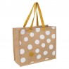 Sac en jute à pois