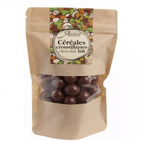 Billes de céréales croustillantes chocolat au lait
