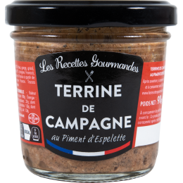 Terrine de campagne au piment d'Espelette 90 g