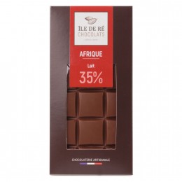 Tablette de chocolat au lait 35% Afrique 100g
