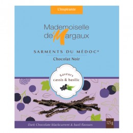 Sarments du Médoc chocolat noir saveur cassis & basilic