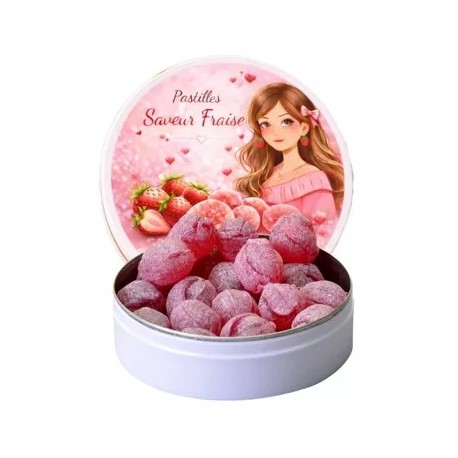 Bonbons artisanaux saveur fraise