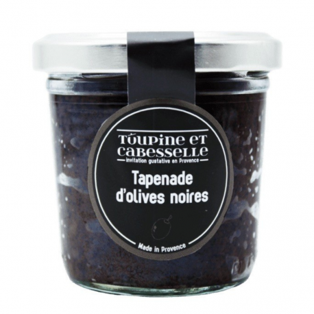 Tapenade d'olive noires 90g
