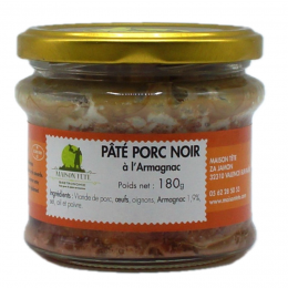 Pâté de porc noir à l'Armagnac 180g