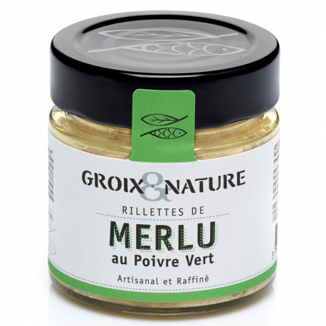 Rillettes de Merlu au Poivre vert