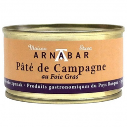 Pâté de campagne au foie gras Arnabar 125g