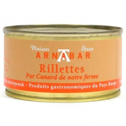 Rillettes pur canard Arnabar 125g
