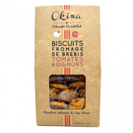 Biscuits brebis tomate oignon