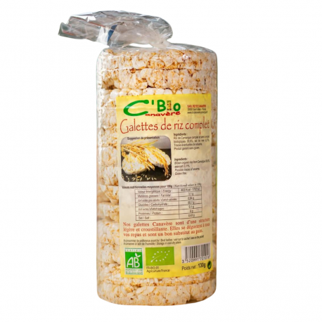 Galettes de Riz complet IGP Camargue et Bio