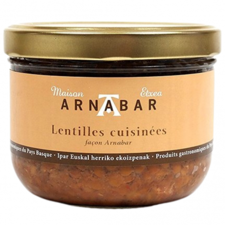 Lentilles cuisinées