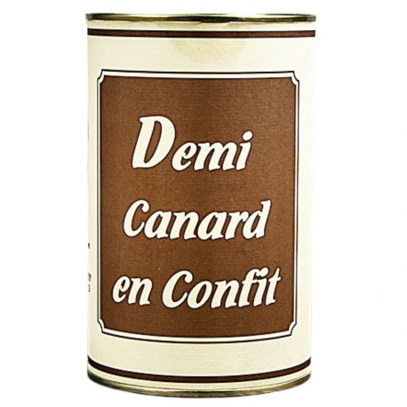 Confit ½ canard