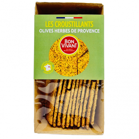 Craquines olives vertes et herbes de Provence