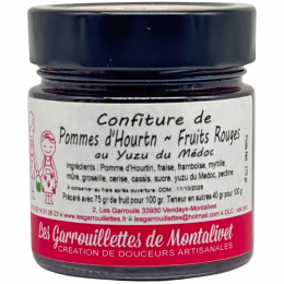 Confiture de pomme - fruits rouges
