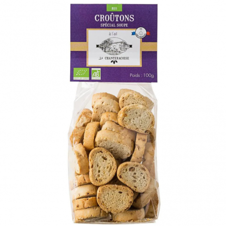 Croûtons BIO à l’ail