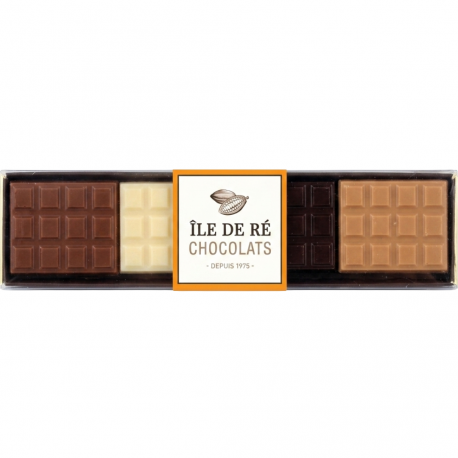 Assortiment de mini tablettes de chocolat 100g