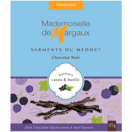 Sarments du Médoc chocolat noir saveur cassis & basilic