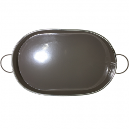 Plateau métal taupe