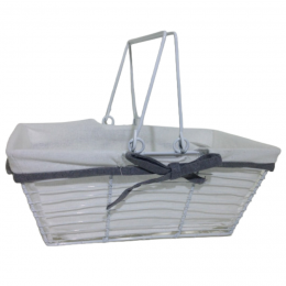 panière en fer blanc