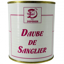 Daube de sanglier au vin de Tursan