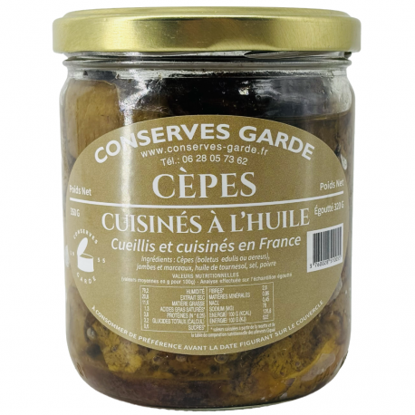 Cèpes à l’huile
