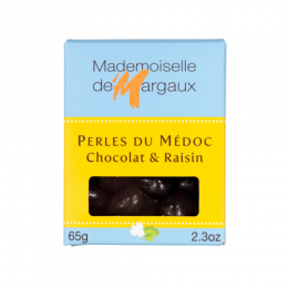 Perles du Médoc chocolat & Raisin 65g