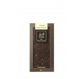 TABLETTE DE CHOCOLAT NOIR 68% ÉCLATS DE CARAMEL